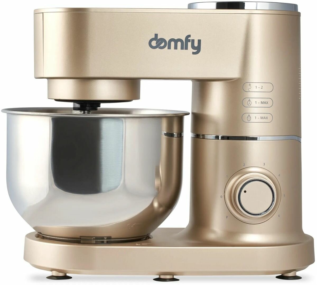 Миксер планетарный Domfy DSC-KM301, золотистый