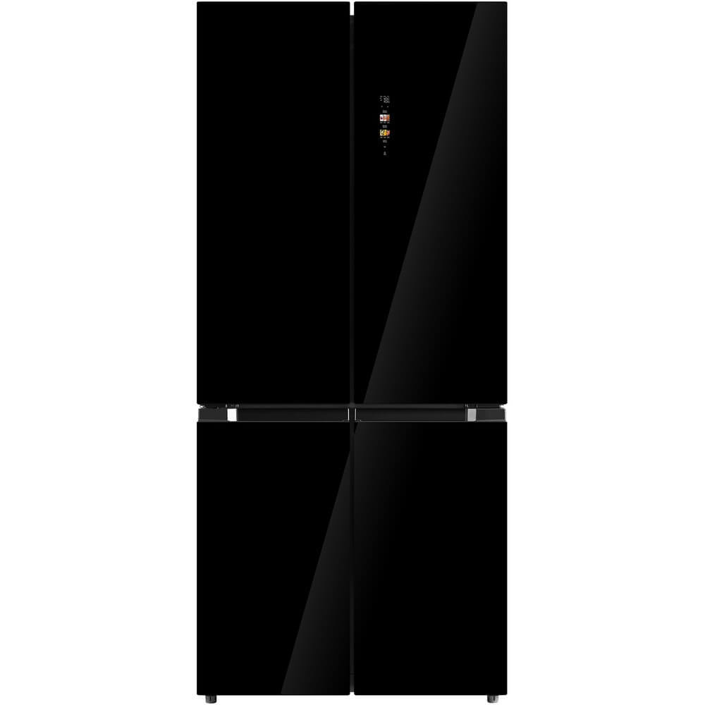 Холодильник Side-by-Side Midea MDRM691MIE22, черное стекло