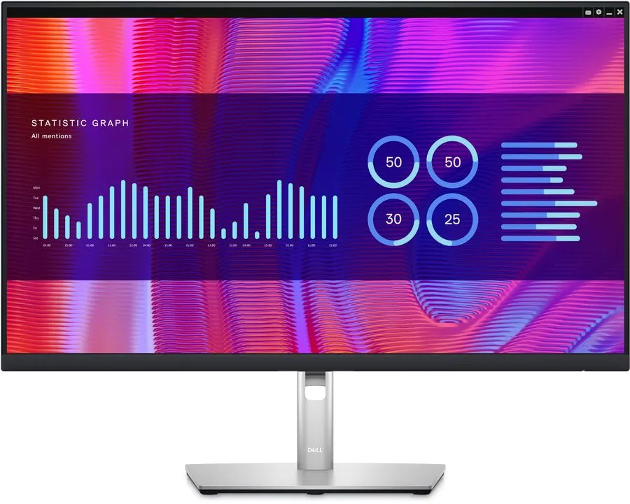 Монитор Dell P2723DE, IPS, черный