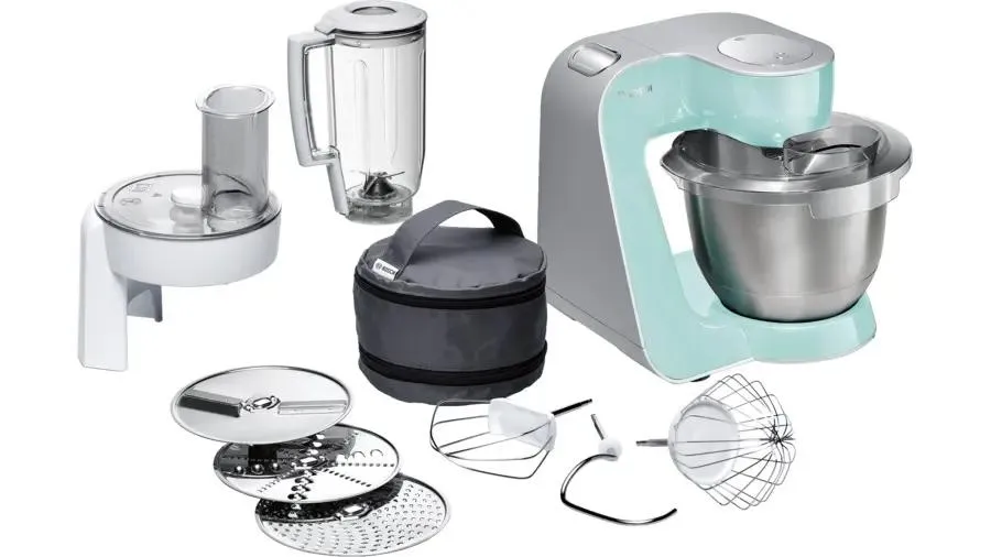 Комбайн кухонный Bosch MUM 5 MUM58020 мятный/серебристый
