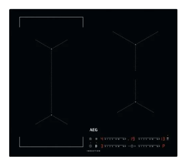 Варочная панель индукционная AEG IKE64441IB, черный