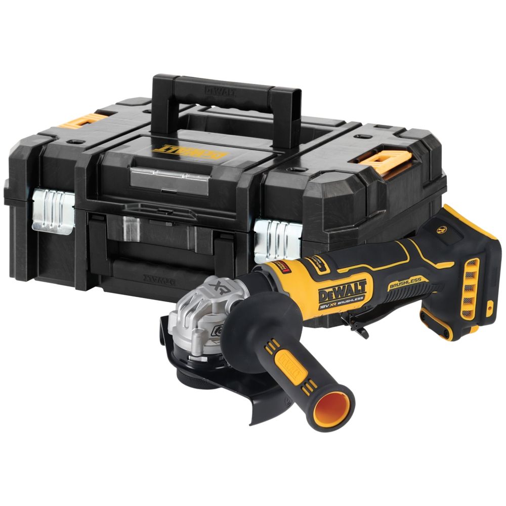Угловая шлифмашина (болгарка) аккумуляторная DeWALT DCG404NT-XJ (кейс, без АКБ и ЗУ)