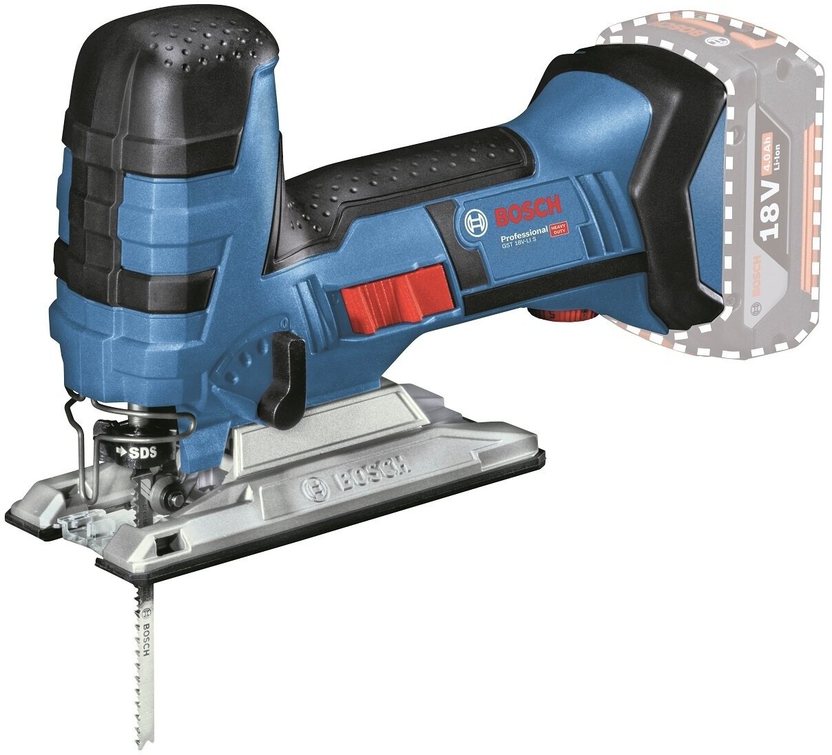 Лобзик аккумуляторный Bosch GST 18 V-LI S 0.601.5A5.100 (без АКК и ЗУ)
