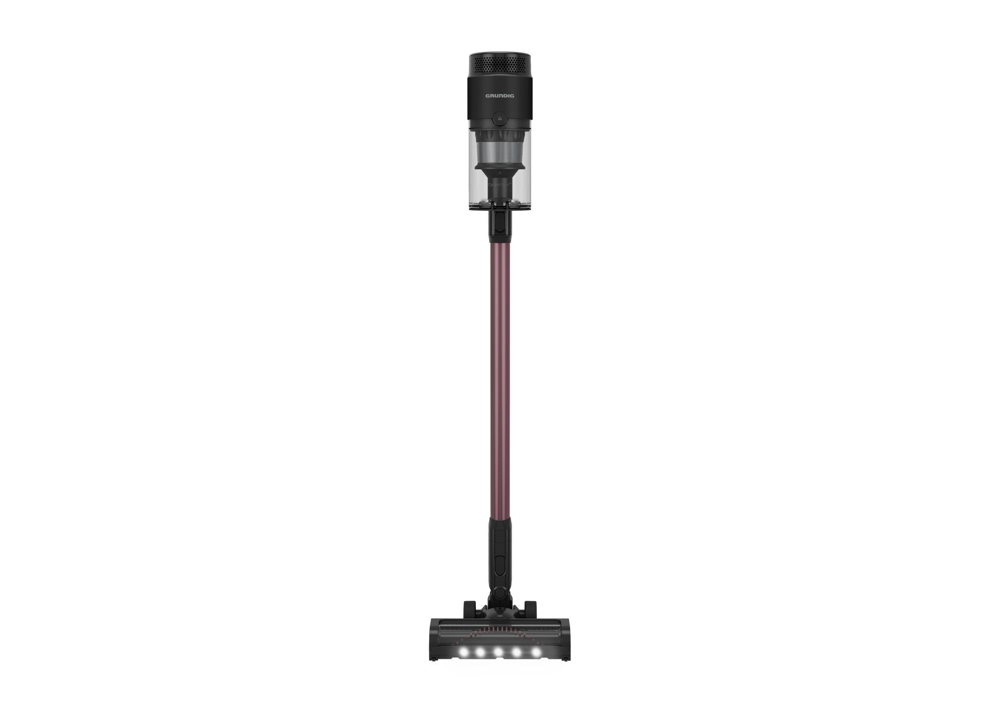 Пылесос вертикальный Grundig VCP 7330, черный/бордовый