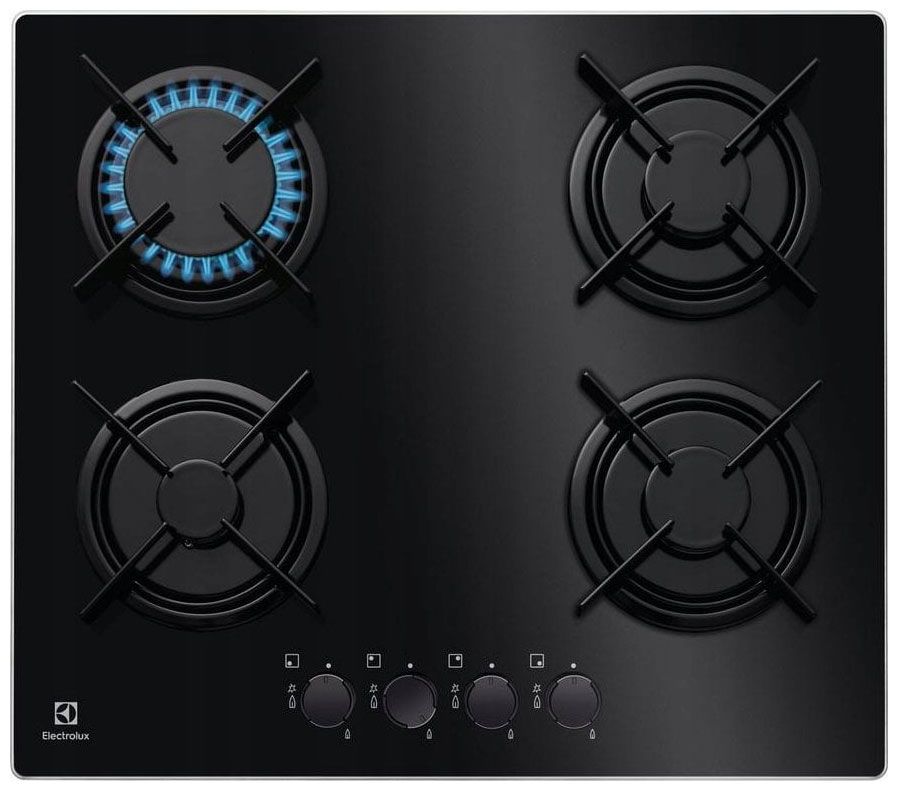 Варочная панель газовая Electrolux EGT6242NVK, черный