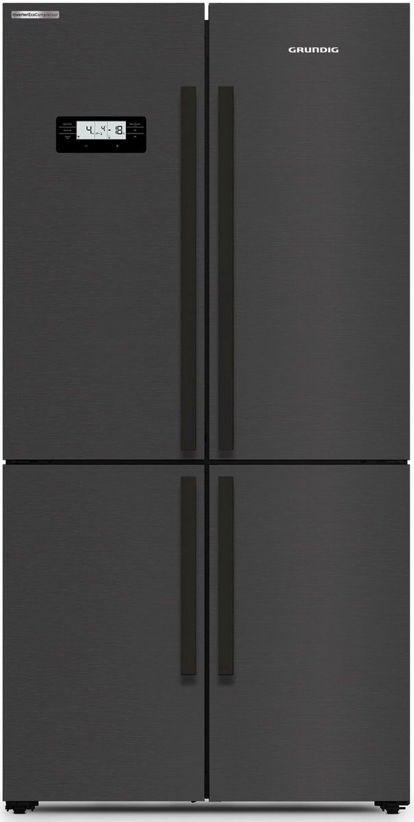 Холодильник Side-by-Side Grundig GQN20130LXBR, стальной антрацит