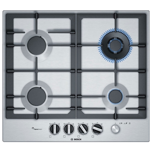 Варочная панель газовая Bosch PCH6A5M95R, нержавеющая сталь