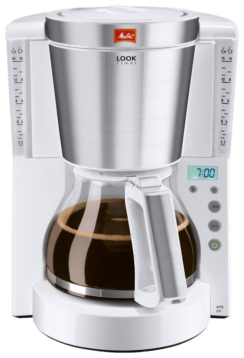 Капельная кофеварка Melitta Look Timer белый