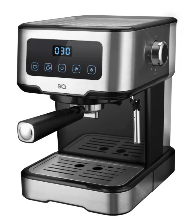 Кофеварка BQ CM9000 стальной-черный