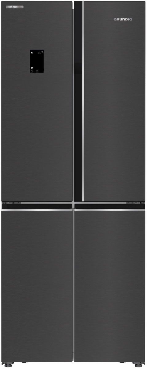 Холодильник Side-by-Side Grundig GQN20110FXBR, стальной антрацит