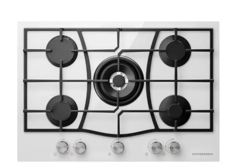 Варочная панель газовая Kuppersberg FG 77 W, белый
