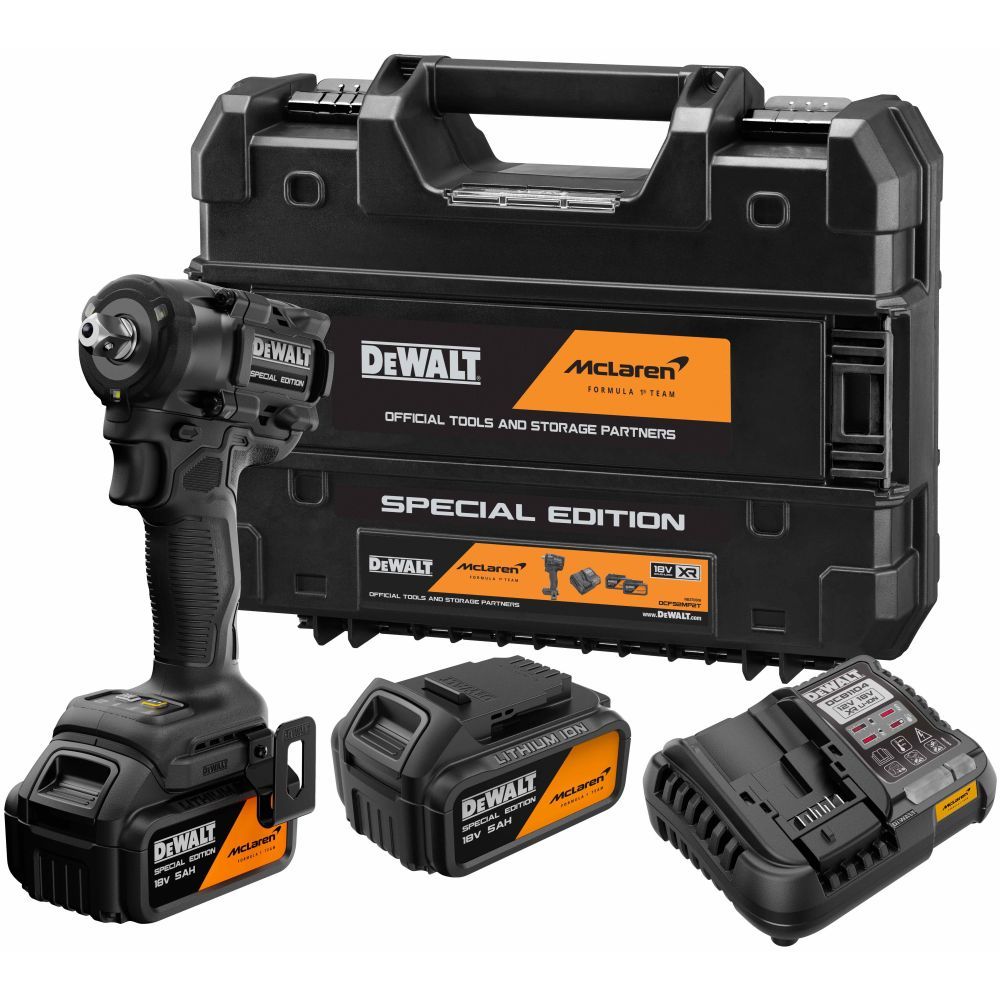 Гайковерт аккумуляторный DeWALT McLaren Limited Edition DCF92MP2T-QW (кейс,с 2 АКБ и ЗУ)