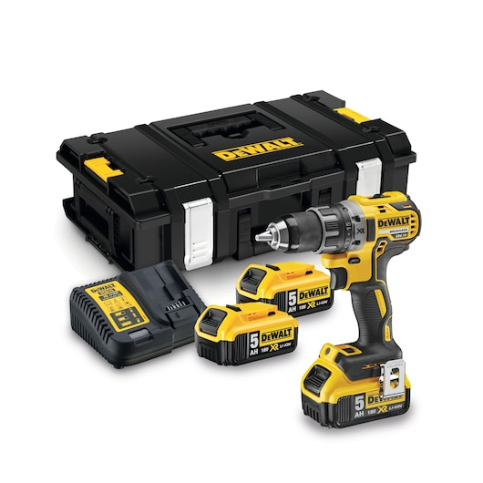 Дрель-шуруповерт аккумуляторная DeWalt DCD791P3K-QW