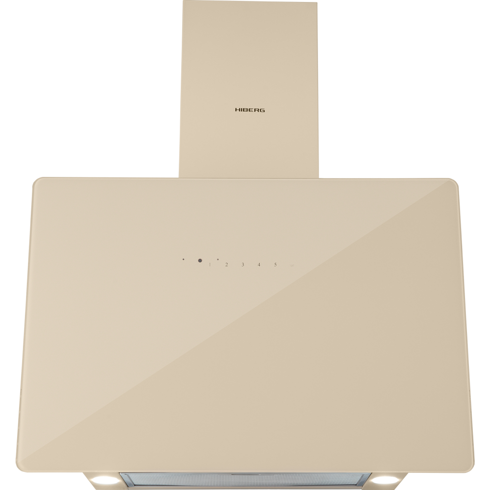 Вытяжка наклонная HIBERG VM 6091 Y, бежевый
