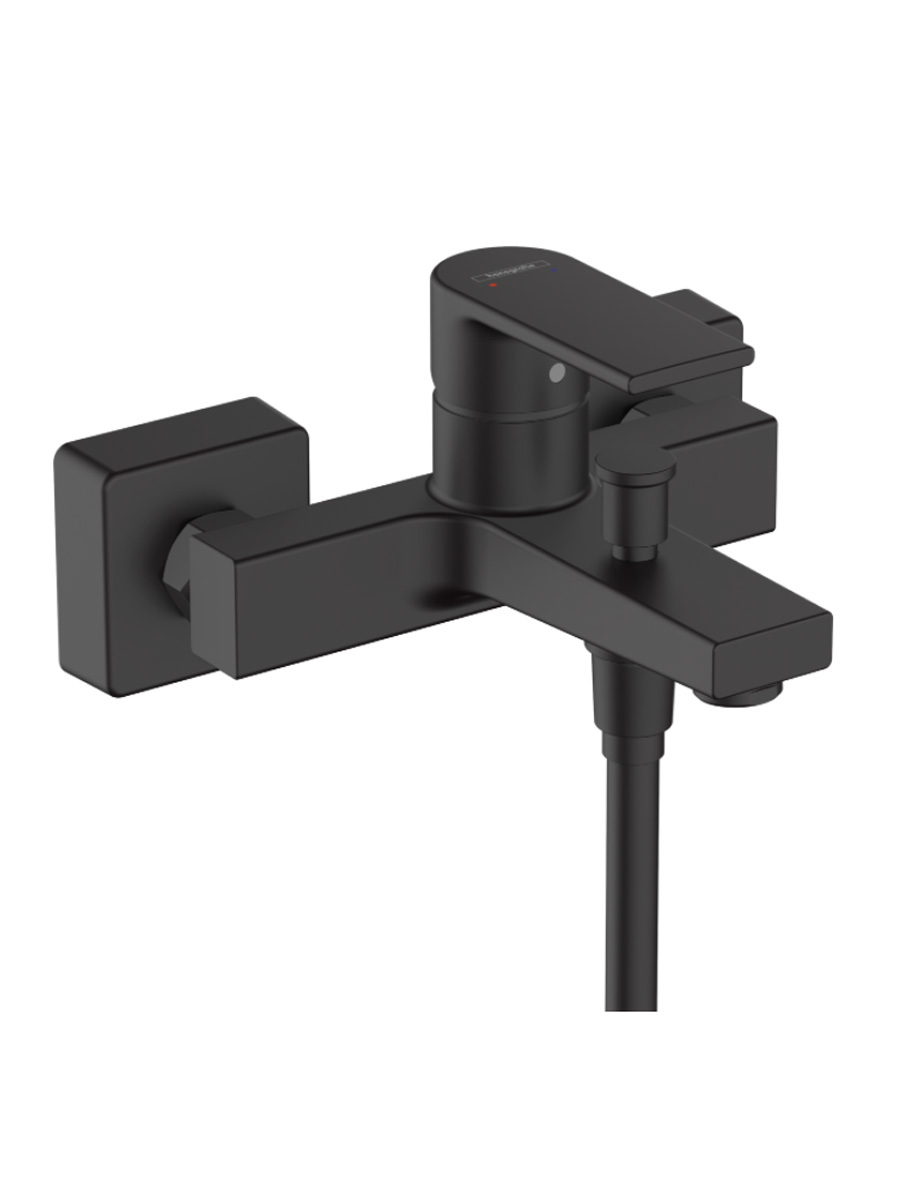 Смеситель для ванны с душем Hansgrohe Vernis Shape 71450670, черный