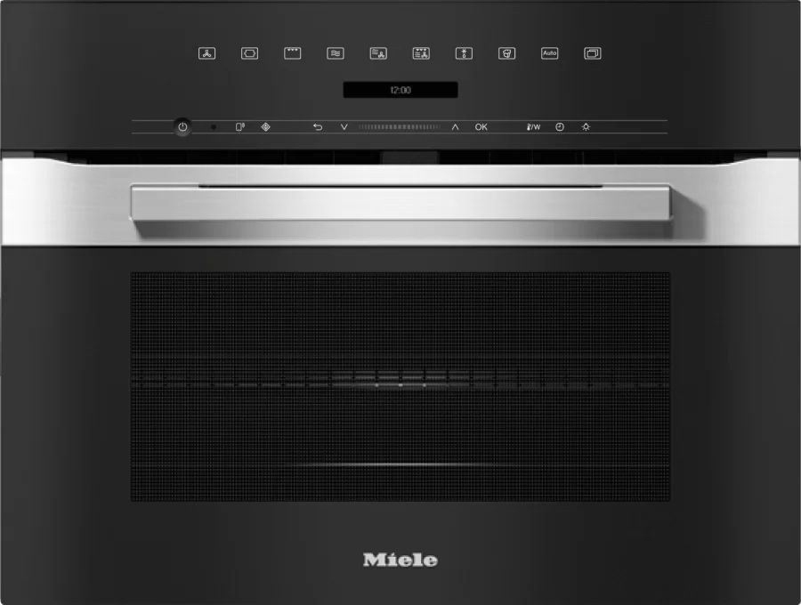 Духовой шкаф электрический с СВЧ Miele H 7240 BM Stainless Steel, нержавеющая сталь