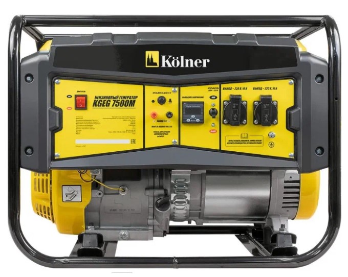 Генератор бензиновый Kolner KGEG 7500М 7500 Вт