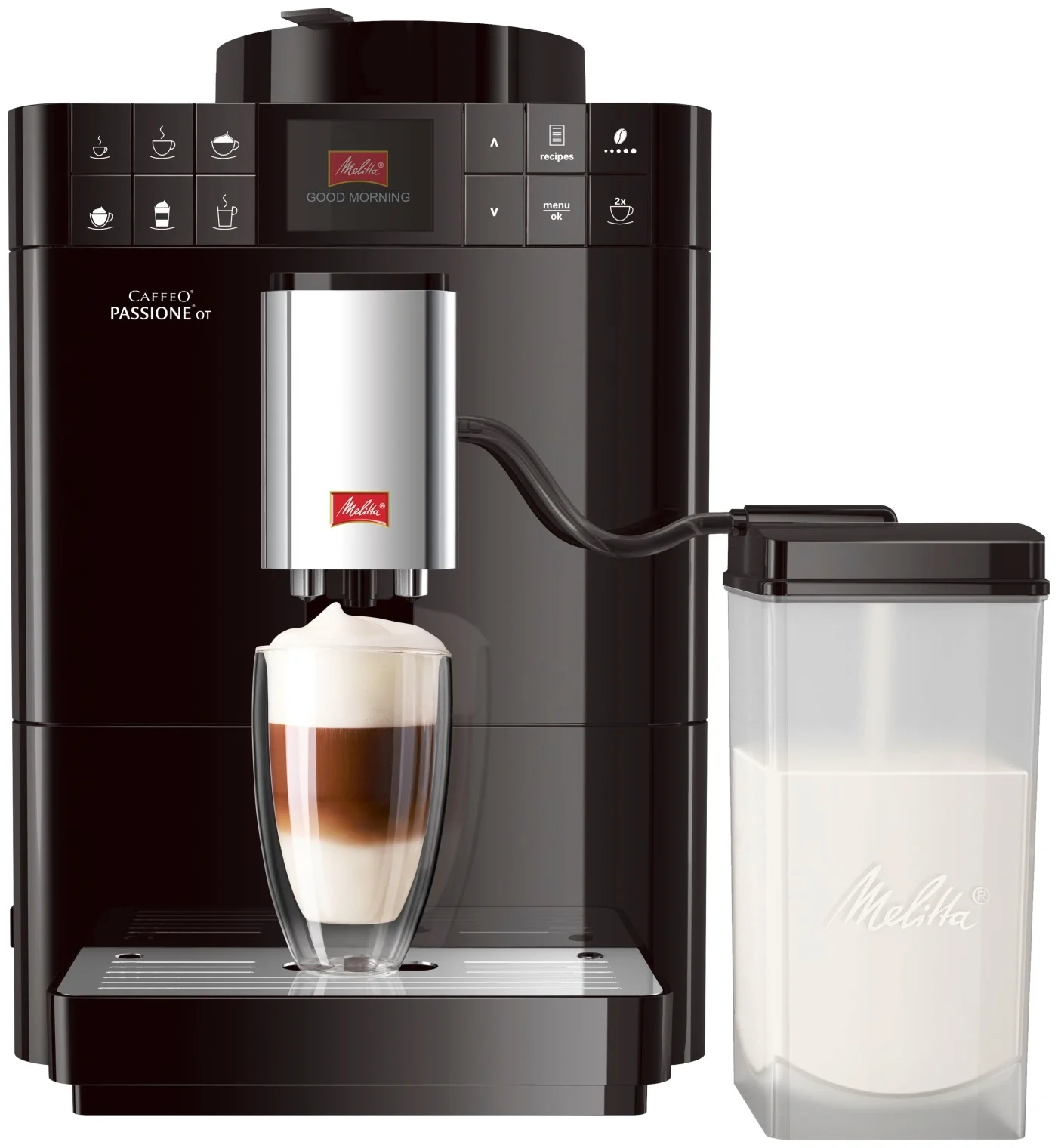 Кофемашина автоматическая Melitta Caffeo Passione OT F 531-102, черный