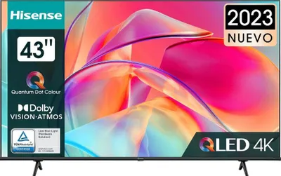 Телевизор Hisense 43E7KQ черный