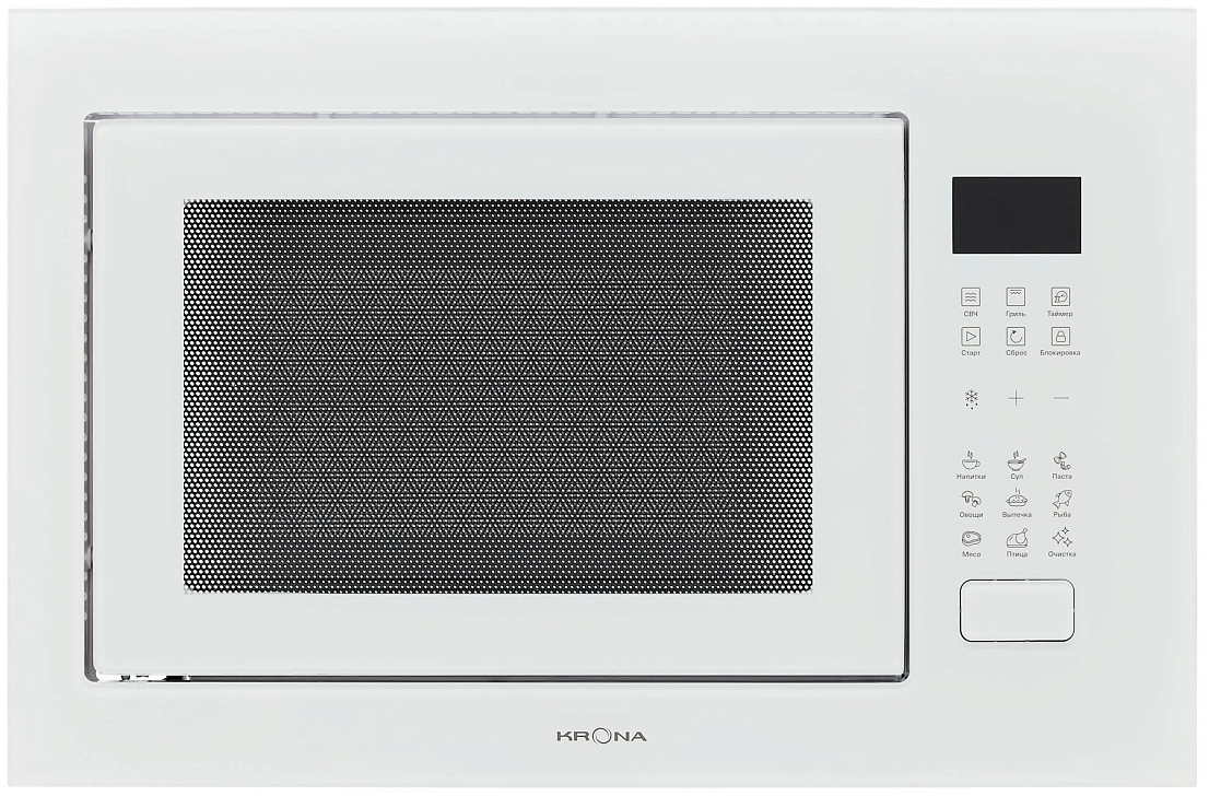 Микроволновая печь встраиваемая Krona Rein 60 WH, белый