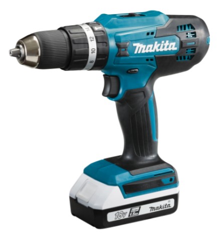 Дрель-шуруповерт аккумуляторная Makita HP488DWAE (кейс, с 2 АКБ и ЗУ)