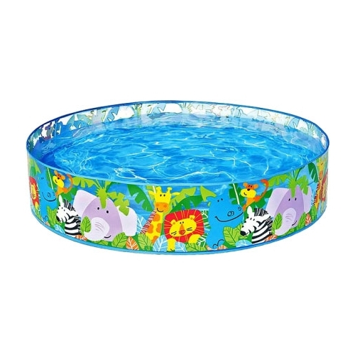 Детский бассейн Intex Happy Animals Clearview Snapset 58474
