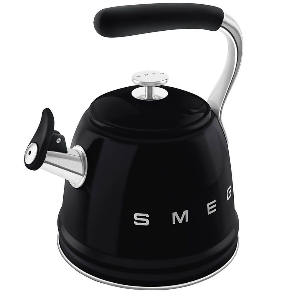 Чайник для плиты SMEG CKLW2001BL, черный