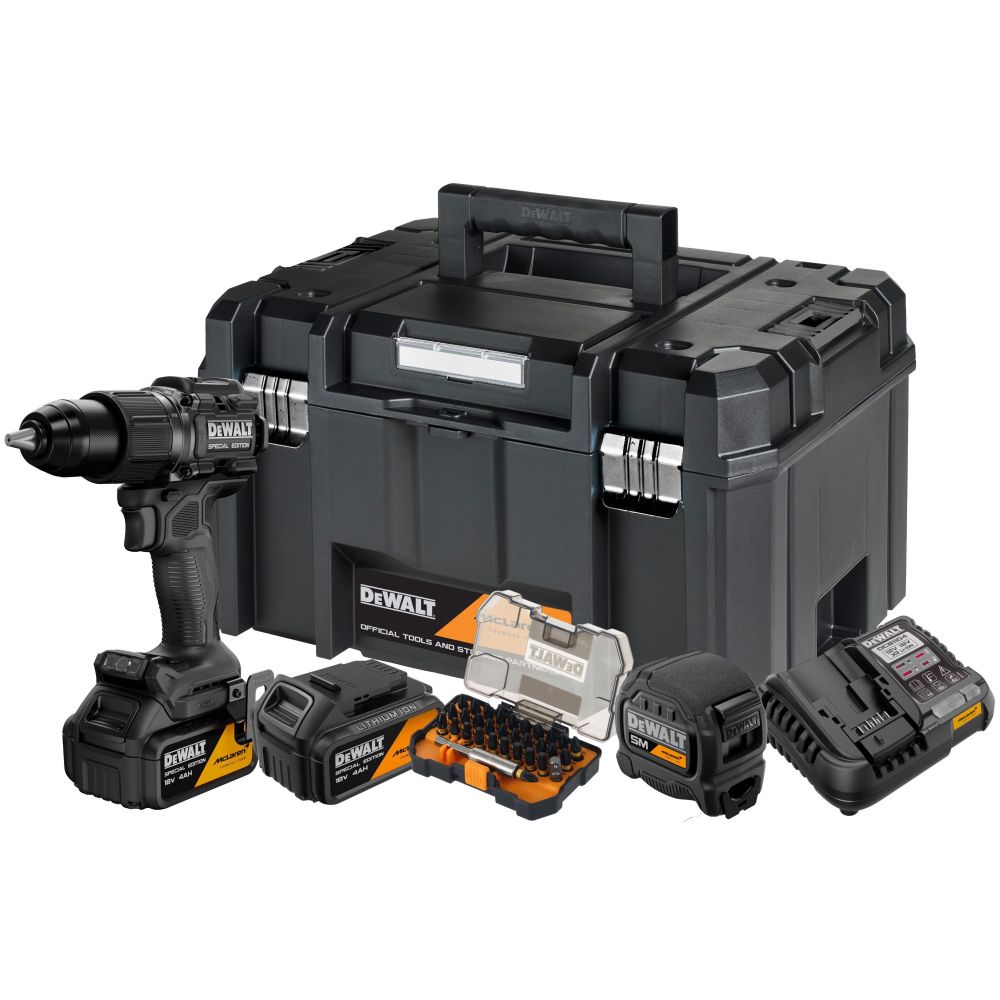 Дрель-шуруповерт аккумуляторная DeWALT McLaren Limited Edition DCD86MM2KT-QW (кейс, с 2 АКБ и ЗУ)