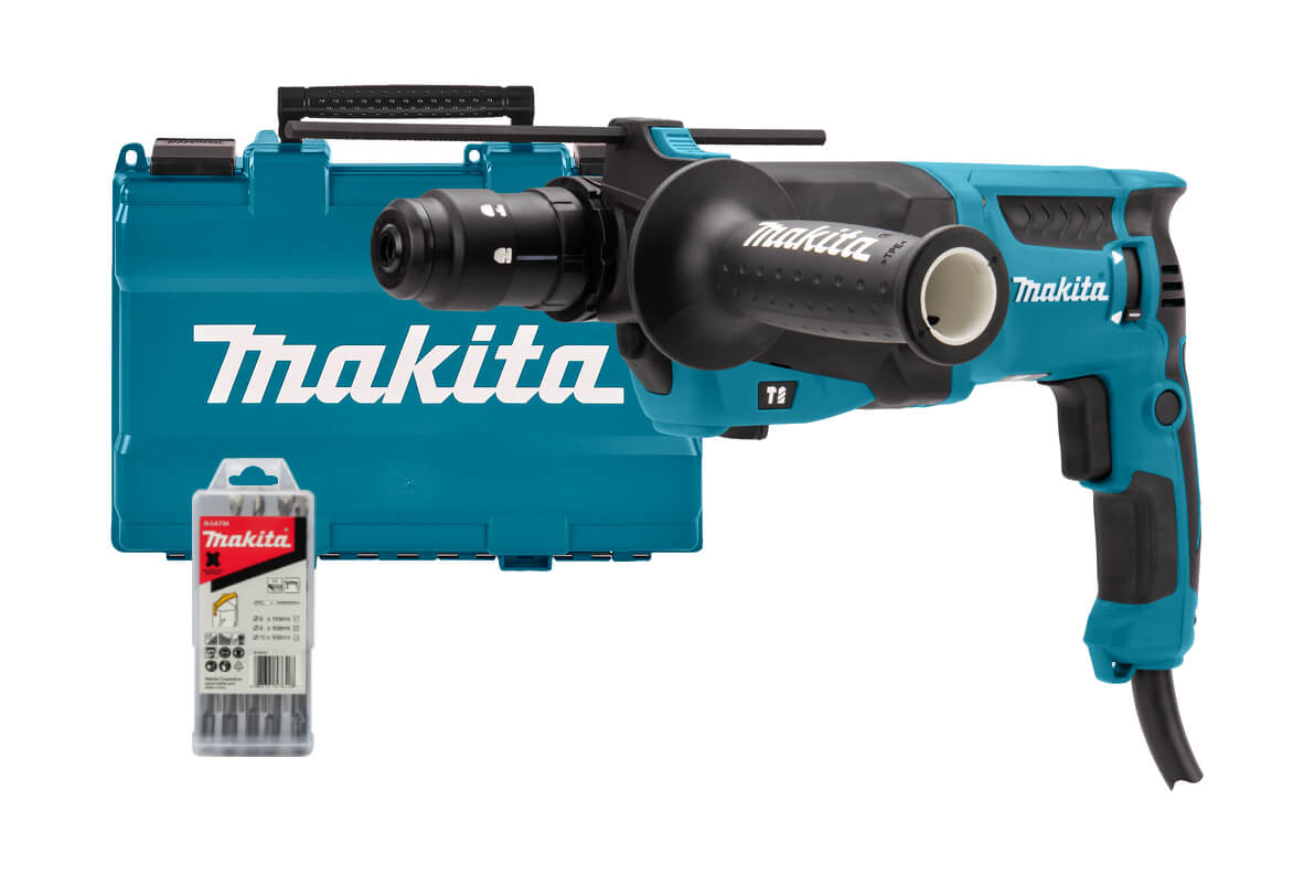 Перфоратор Makita HR2630 с набором буров B-54704