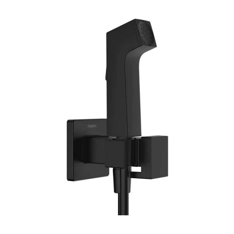 Гигиенический душ со смесителем Hansgrohe Bidette 29233670S (с внутренней частью), черный