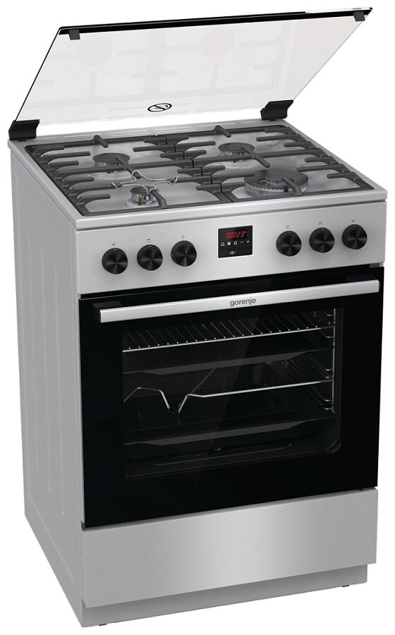 Плита газовая Gorenje GGI6C20XA, нержавеющая сталь