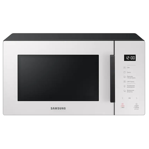 Микроволновая печь с грилем Samsung MW5000T, нежный молочный (MG23T5018AE/BW)