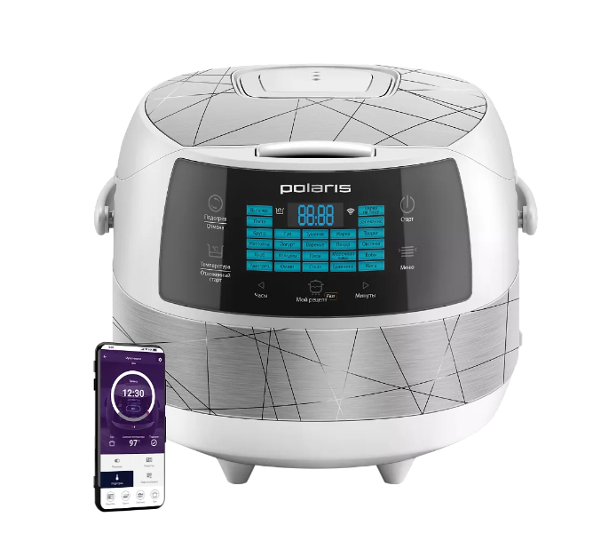 Мультиварка Polaris PMC 5017 Wi-Fi IQ Home, серебристый