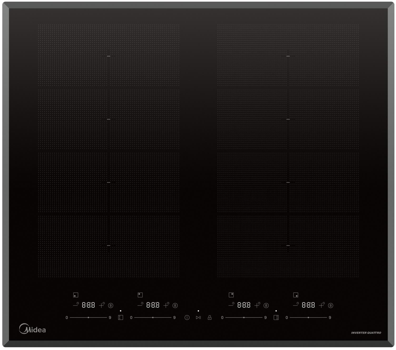 Варочная панель индукционная Midea MIH67880F, черный