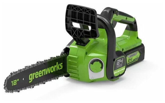 Цепная пила Greenworks GD24CS30K2 2007007UA (с 1-м АКБ 2 Ач)