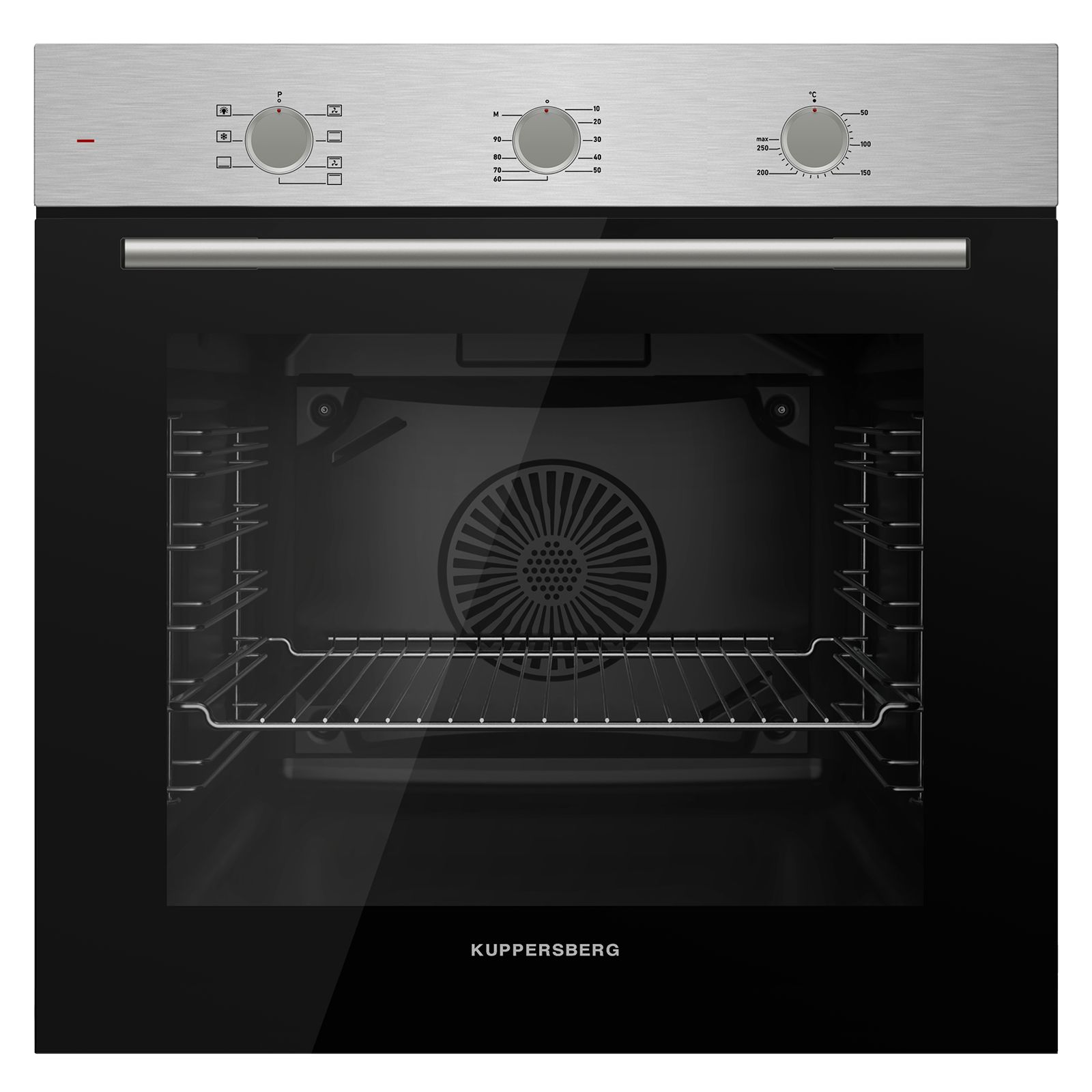 Духовой шкаф электрический Kuppersberg HO 603 BX, черный/нержавеющая сталь
