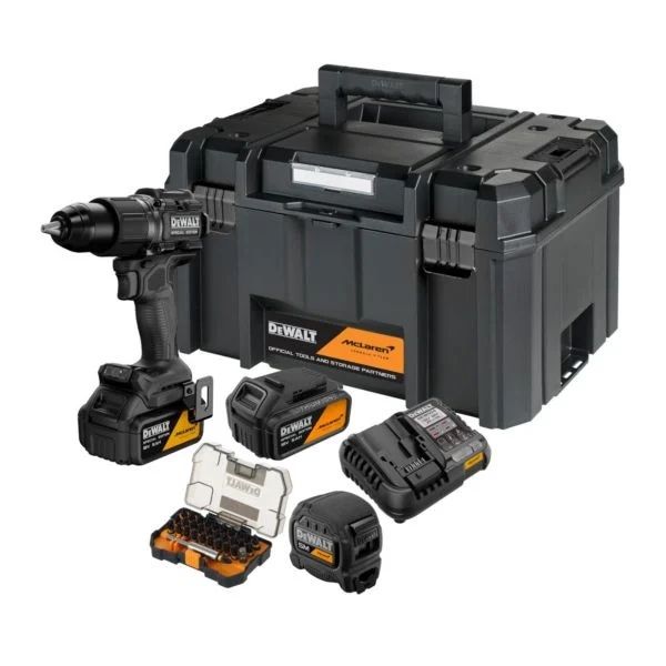 Дрель-шуруповерт аккумуляторная DeWALT McLaren Limited Edition DCD86MP2KT-QW (кейс, с 2 АКБ и ЗУ)