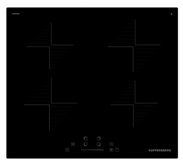 Варочная панель индукционная Kuppersberg ICI 604, черный