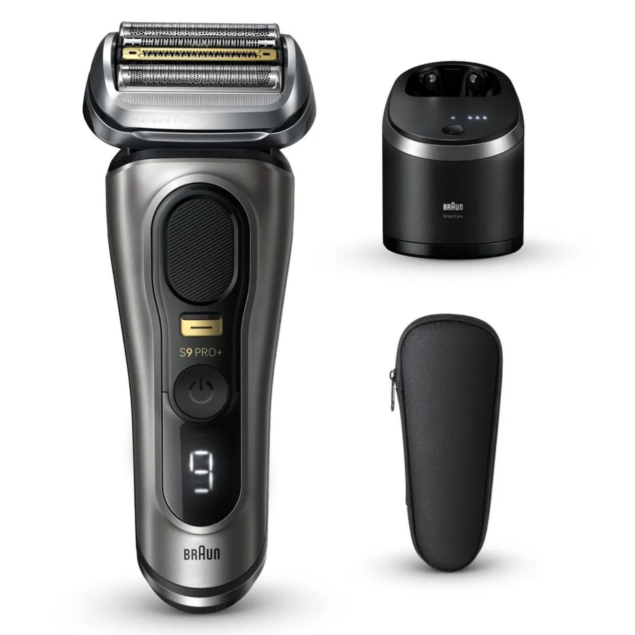 Электрическая бритва Braun S9 Pro+ 9565cc, серебристый/черный