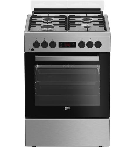 Плита комбинированная Beko FSM 62320 TXD, нержавеющая сталь