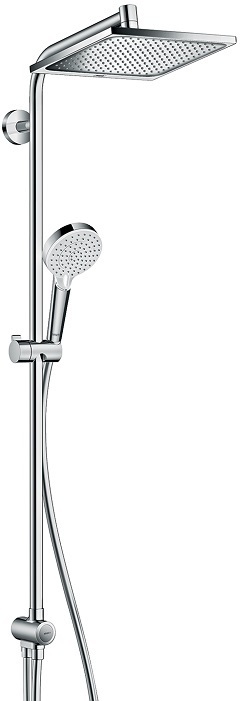 Душевая стойка Hansgrohe Crometta E 240 1jet Showerpipe Reno 27289000 EcoSmart (без смесителя)