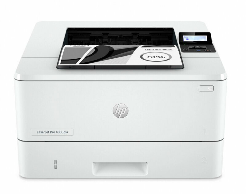 Принтер лазерный HP 4003dw белый