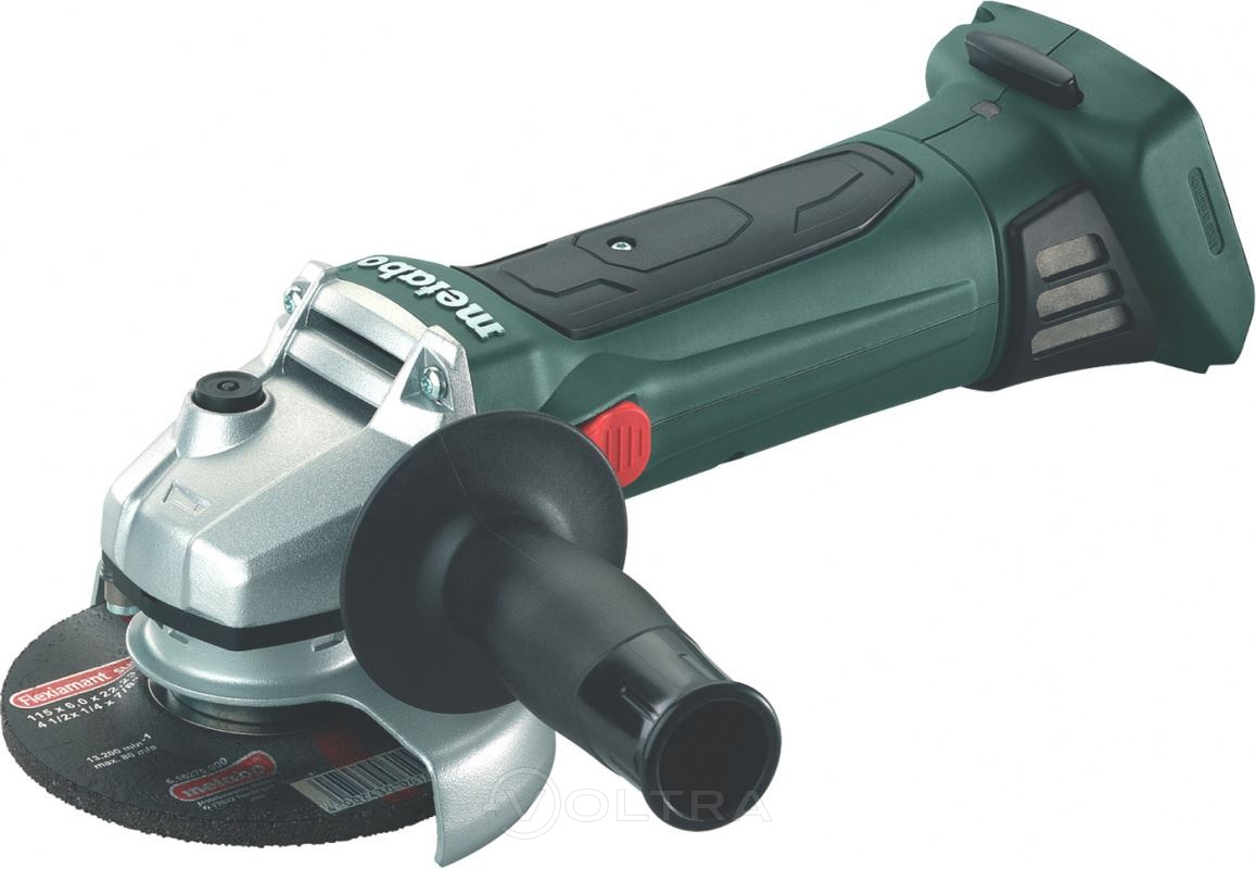 Угловая шлифмашина (болгарка) аккумуляторная Metabo W 18 LTX 125 1х4.0Ач