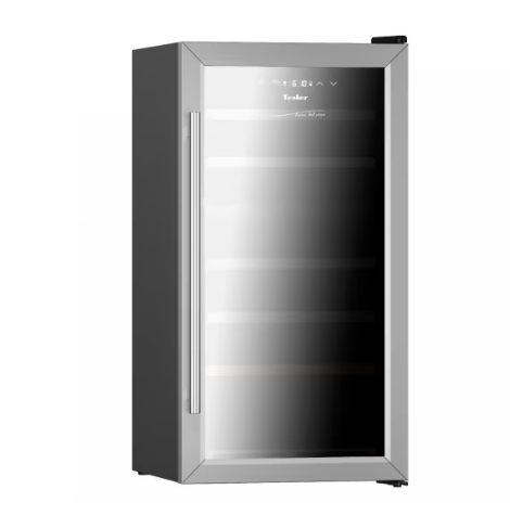 Винный шкаф Tesler CWC-300, черный/серебристый
