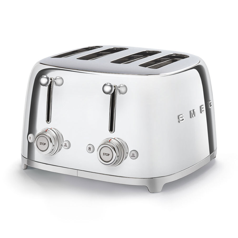 Тостер Smeg TSF03SSEU, хром