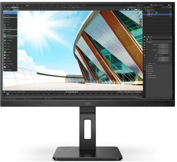 Монитор AOC Q27P2Q черный