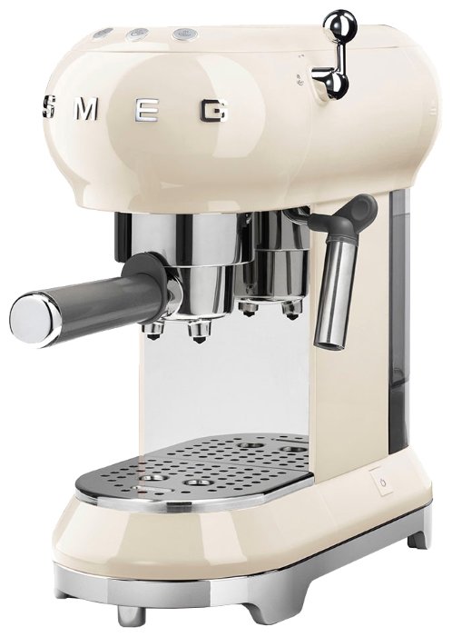 Кофеварка рожковая smeg ECF01 кремовый