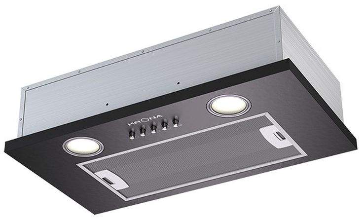 Вытяжка встраиваемая Krona SELINA 600 black PB