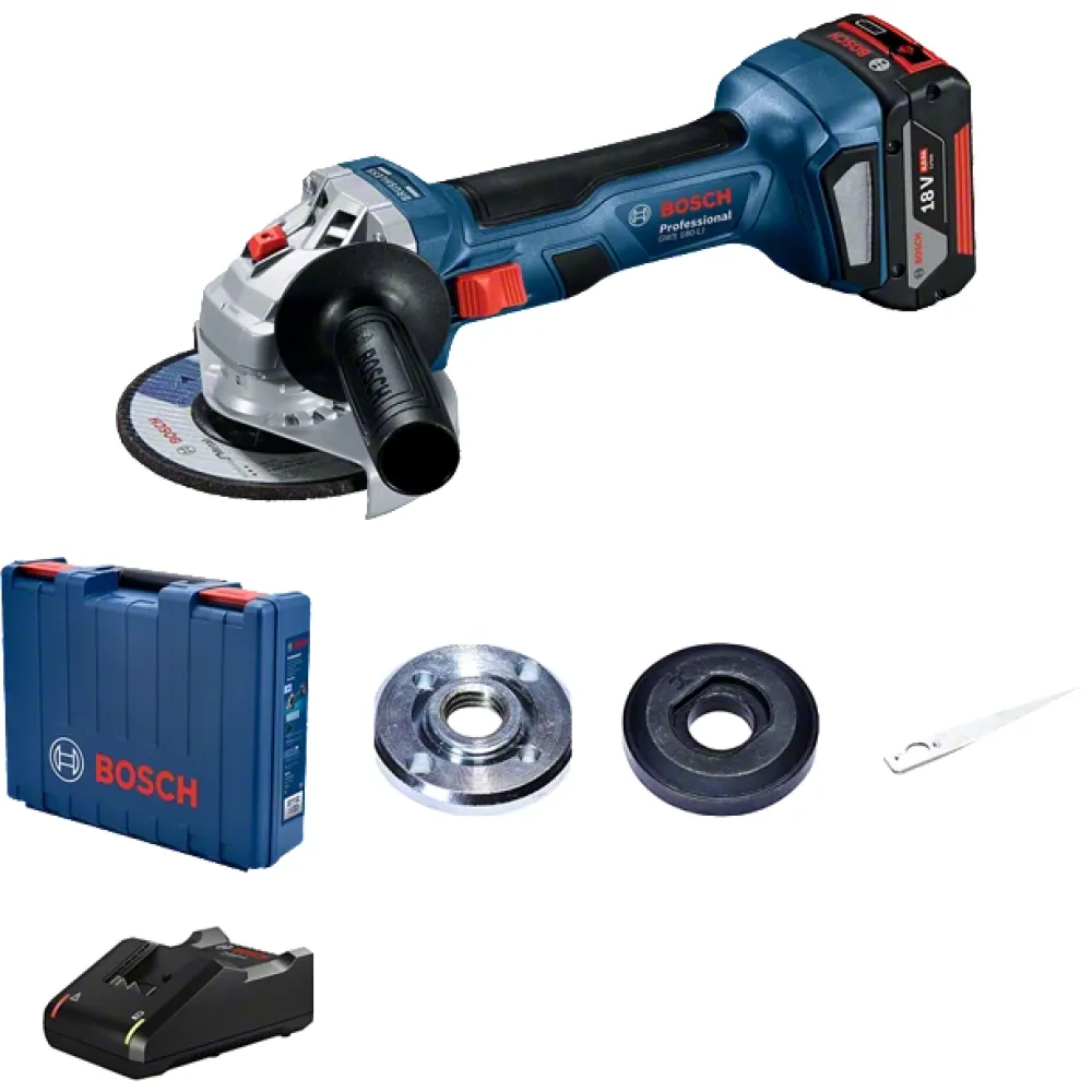 Угловая шлифмашина (болгарка) Bosch GWS 180-Li Professional 06019H9025