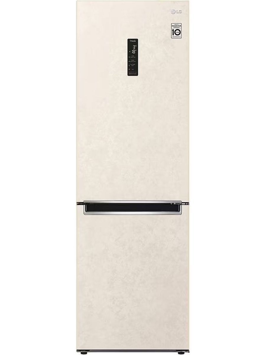 Холодильник LG GC-B459MEWM, бежевый